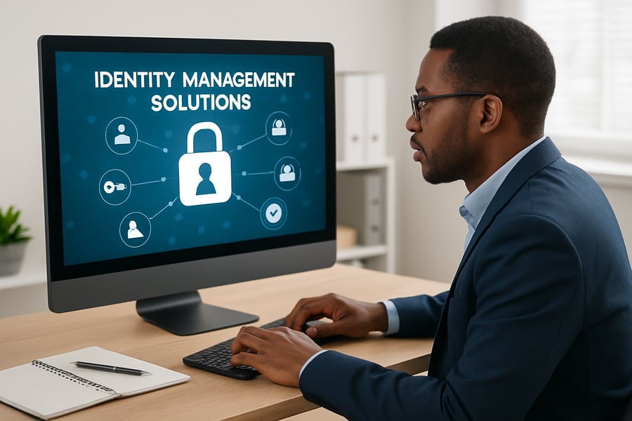 IT consultant working on identity management solutions
